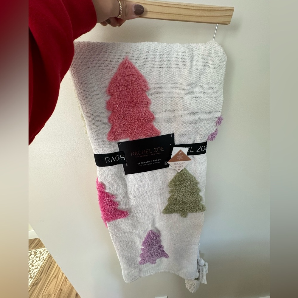 Viral Rachel Zoe Pastel christmas Blanket